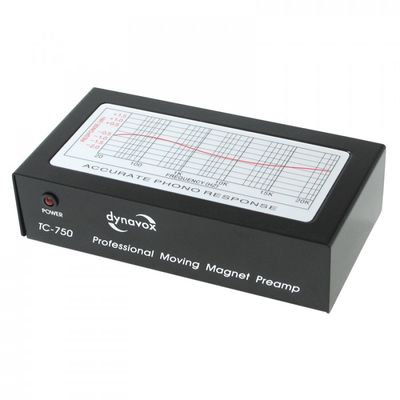 TC-750 Profi Phonovorverstärker schwarz/silber