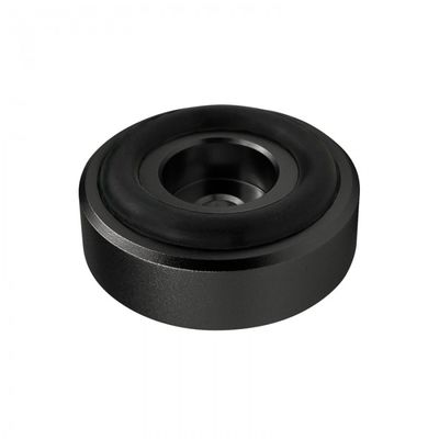 Aluminium-Geräte-Füsse midi 4er-Set schwarz/silber