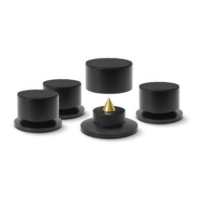 BA-4 Highend Absorber 4er-Set schwarz/silber