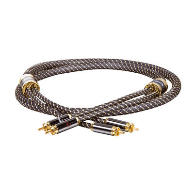 Black Line Cinchkabel Stereo