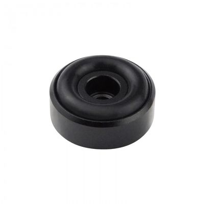 Aluminium-Geräte-Füsse mini 4er-Set schwarz/silber